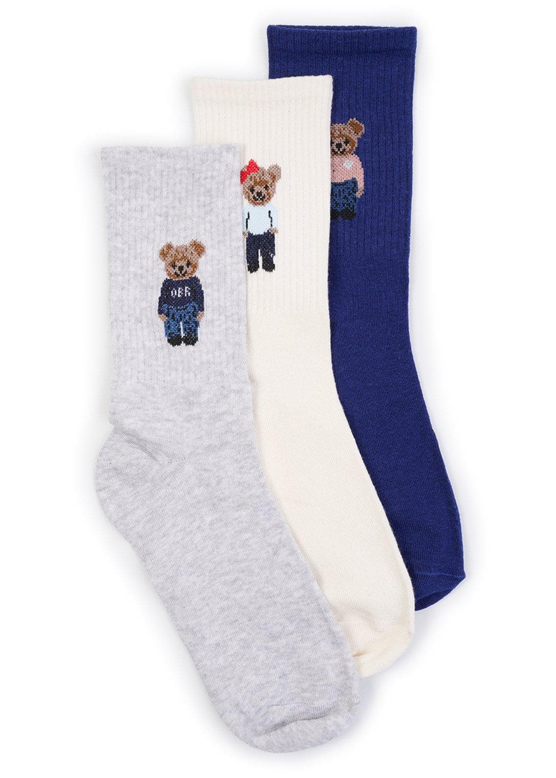 3-Pack Novelty Crew Socks, view 2