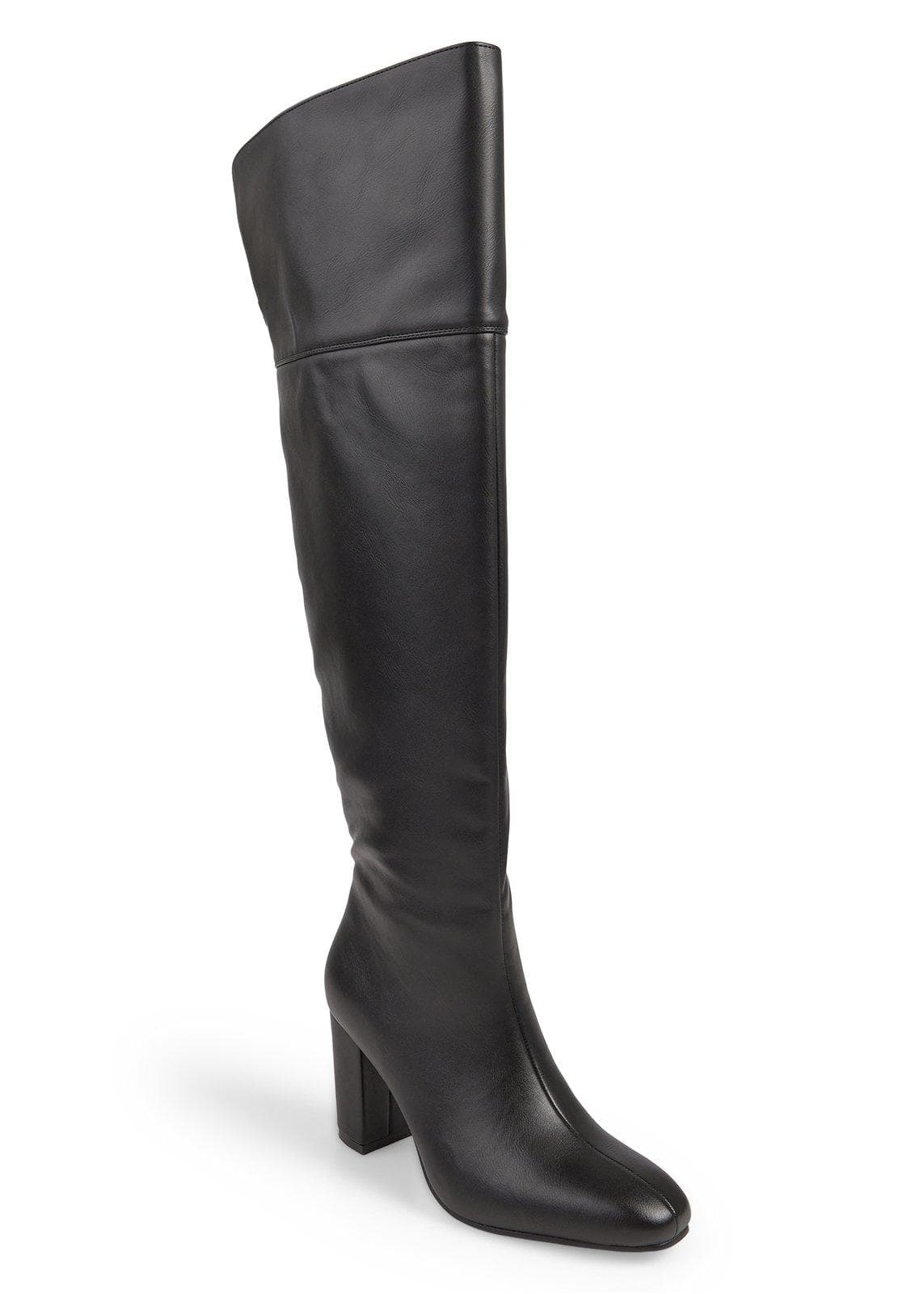 Black Over the Knee Riding Boots, view 2