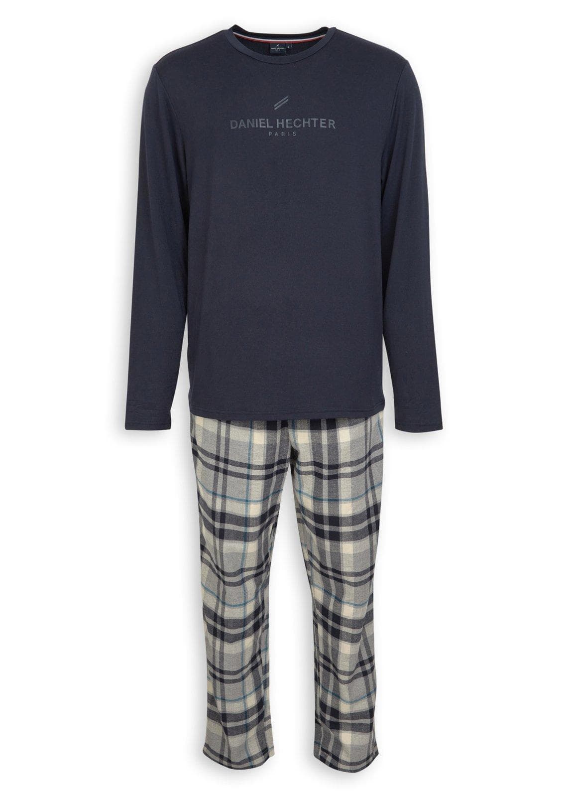 Navy Pyjama Top and Pants Set