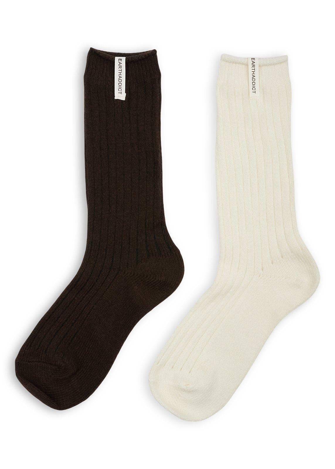 Brown & Cream Cosy Socks
