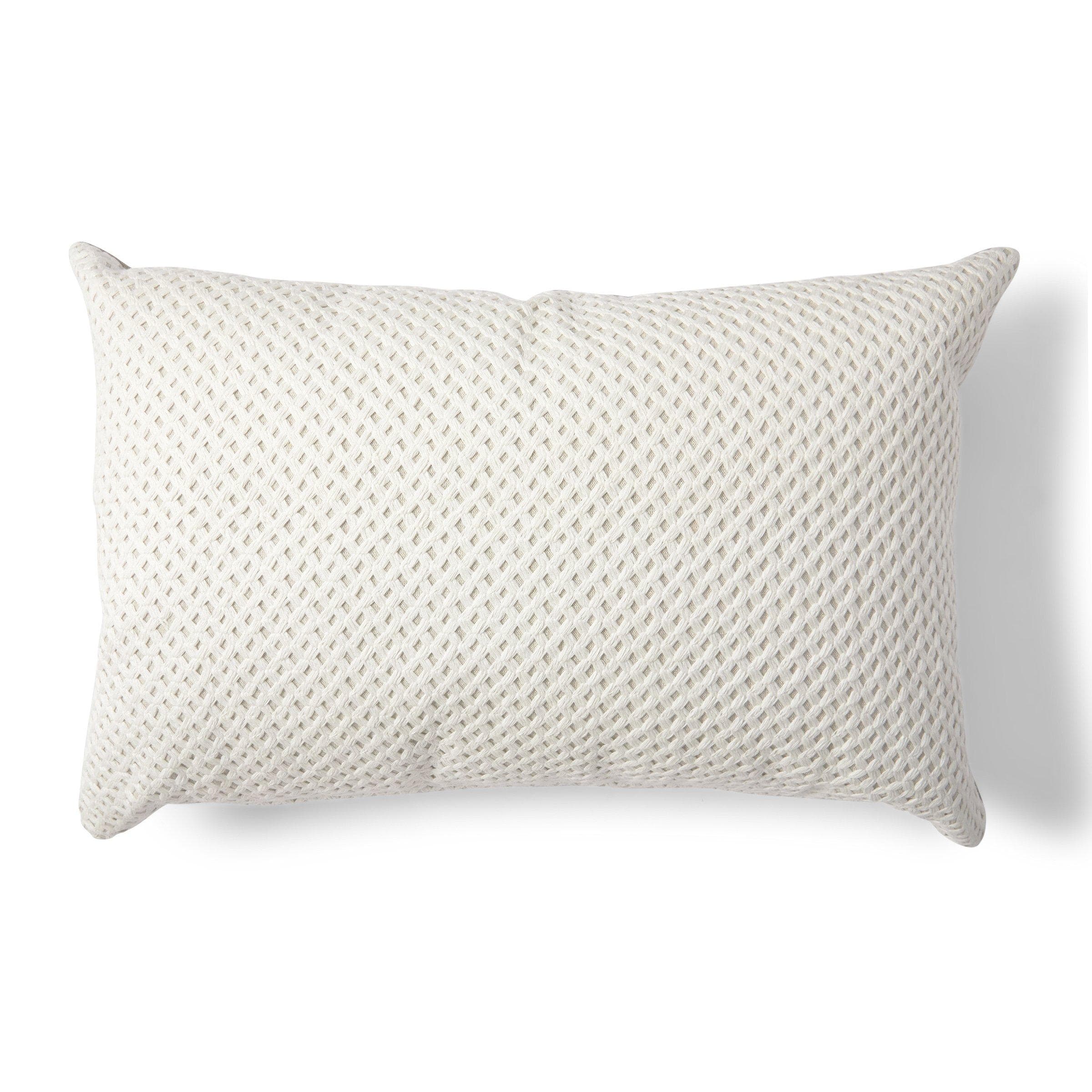White Kikapu Scatter Cushion 60X40cm