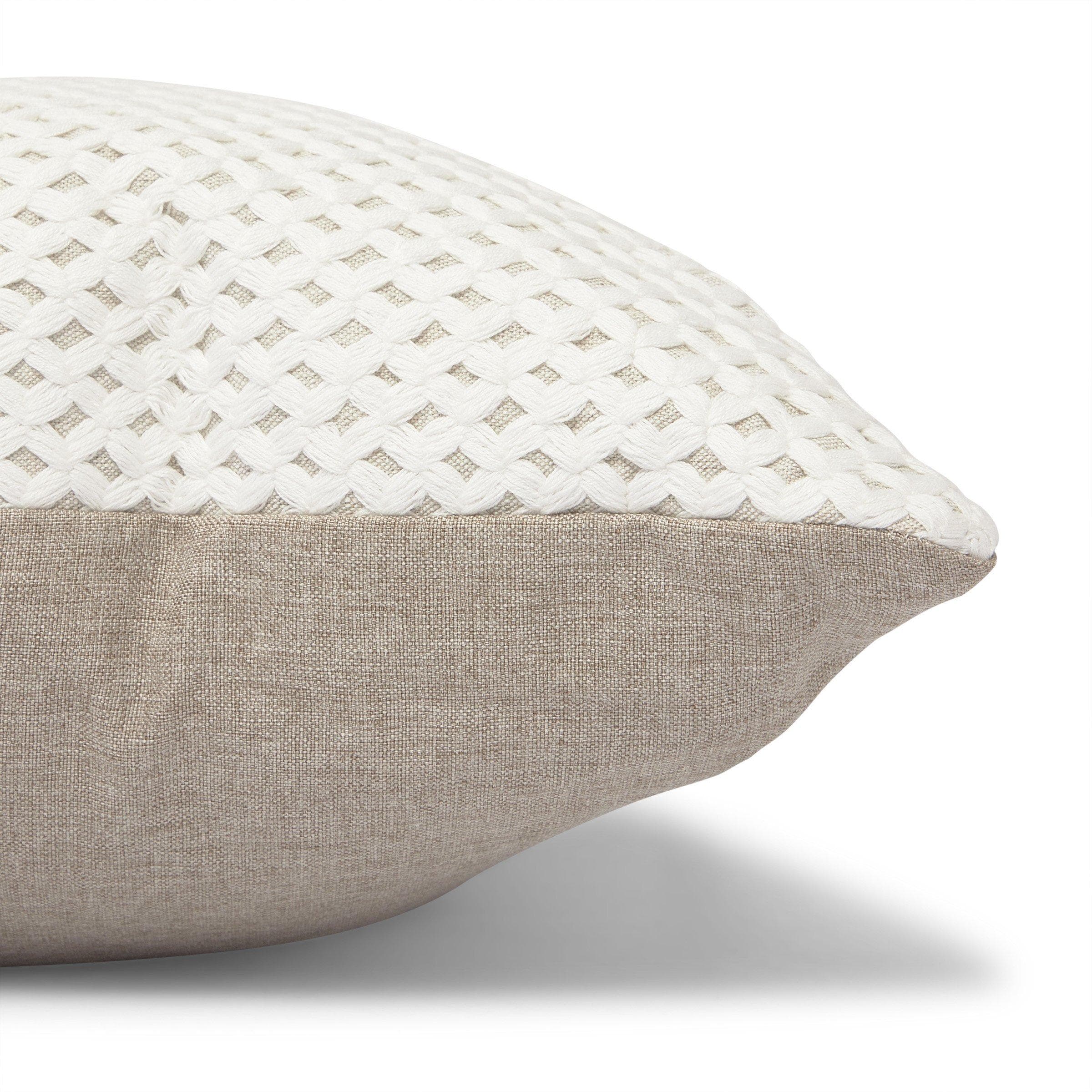 White Kikapu Scatter Cushion 60X40cm, view 2