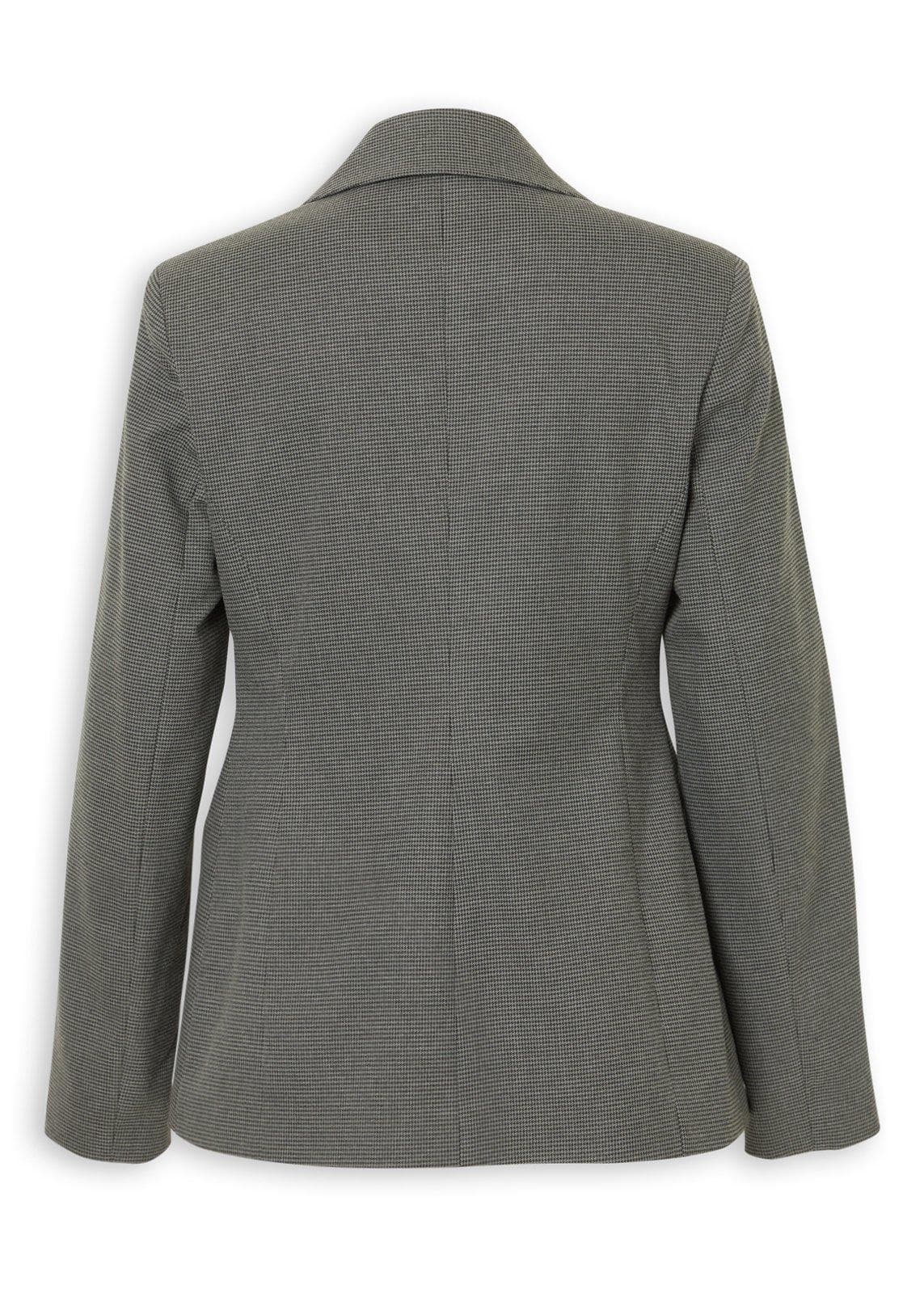 Grey Micro Check Suit Blazer, view 2