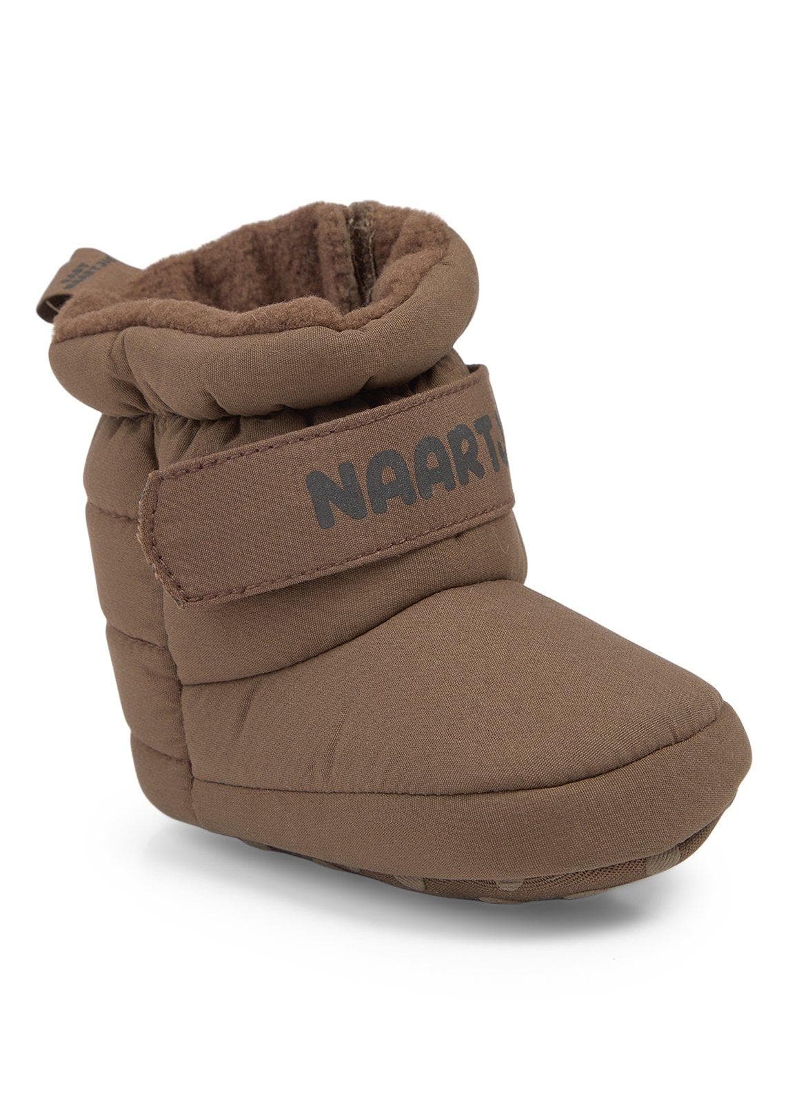 Newborn Boys Brown Booties, view 2