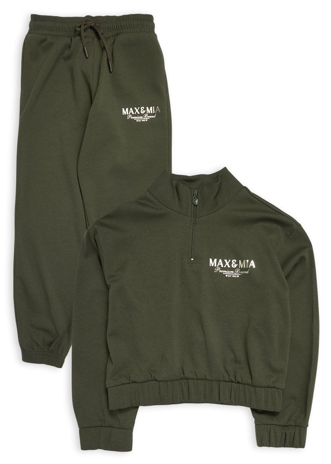 Green Sweatshirt and Jogger Set