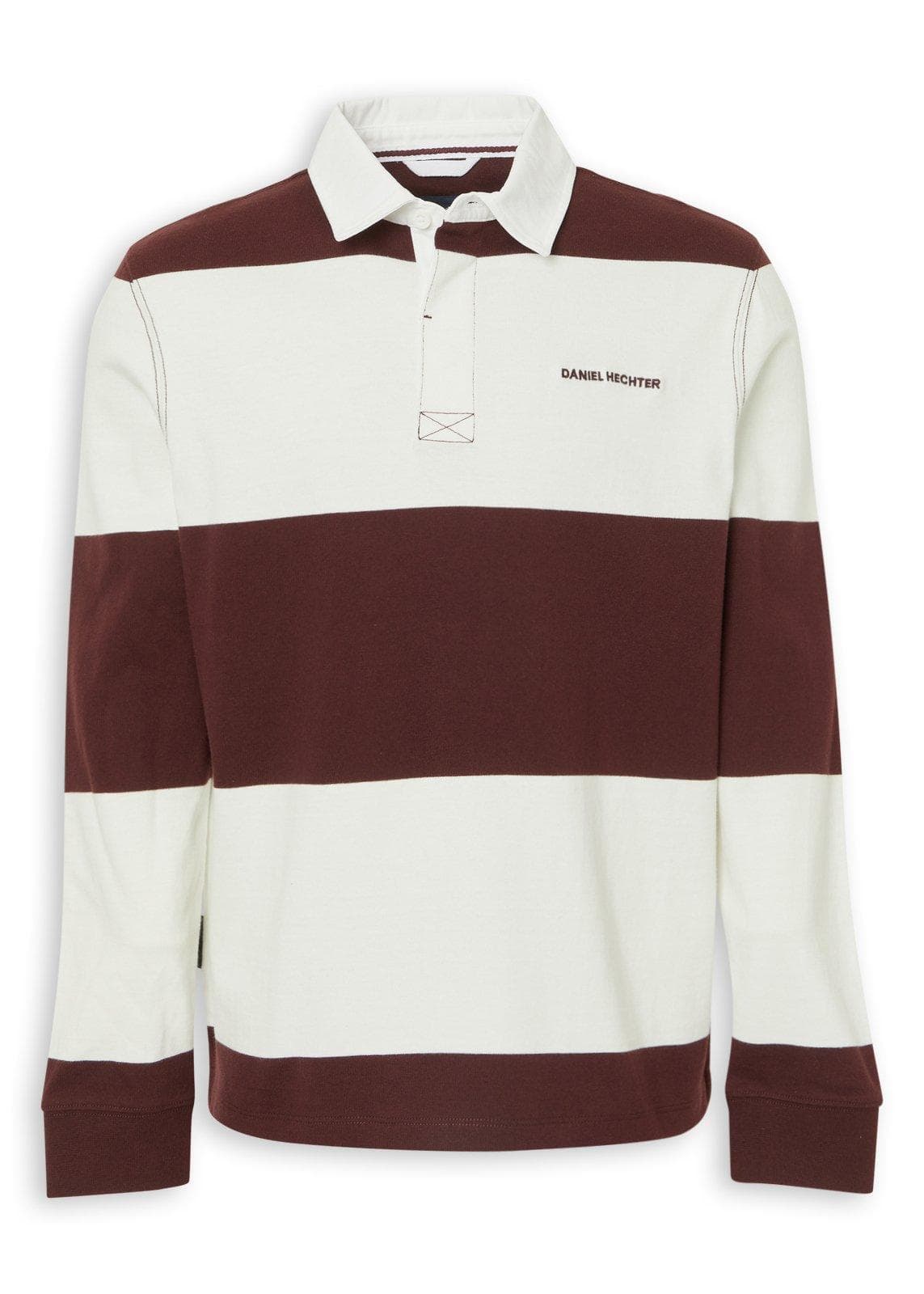 Burgundy Stripe Rugby Jersey