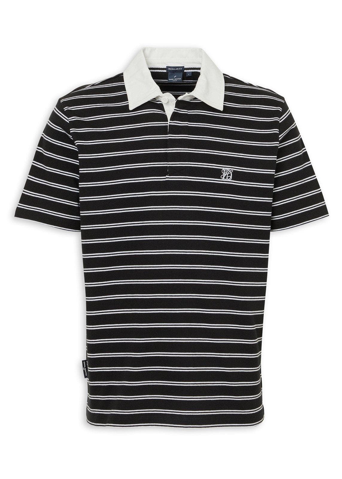 Black Stripe Rugby Golfer