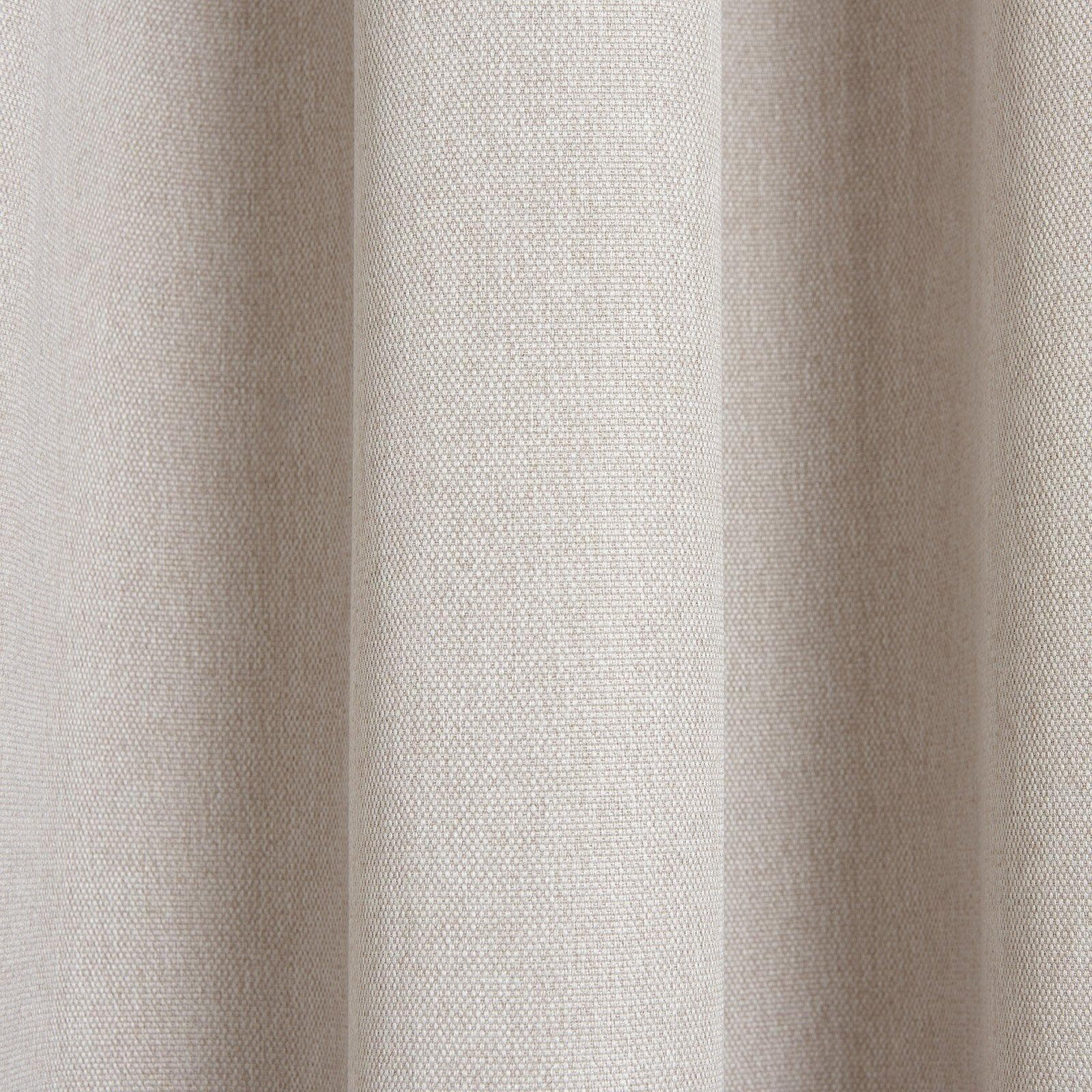 Natural Self Lined Eyelet Curtain 230cm, view 2