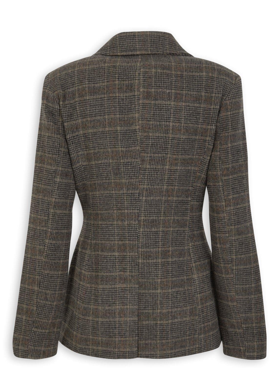 Grey Check Fitted Blazer, view 2