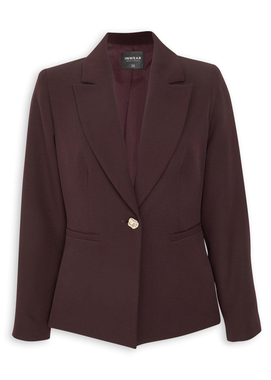 Plum Fitted Blazer