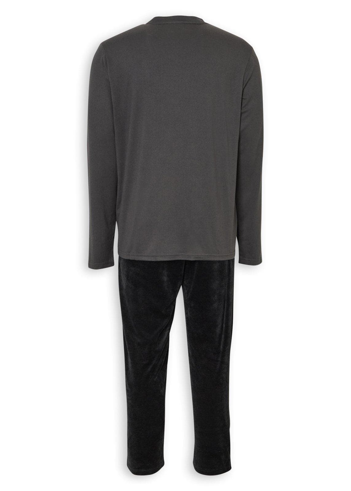 Charcoal Soft Touch PJ Set, view 2