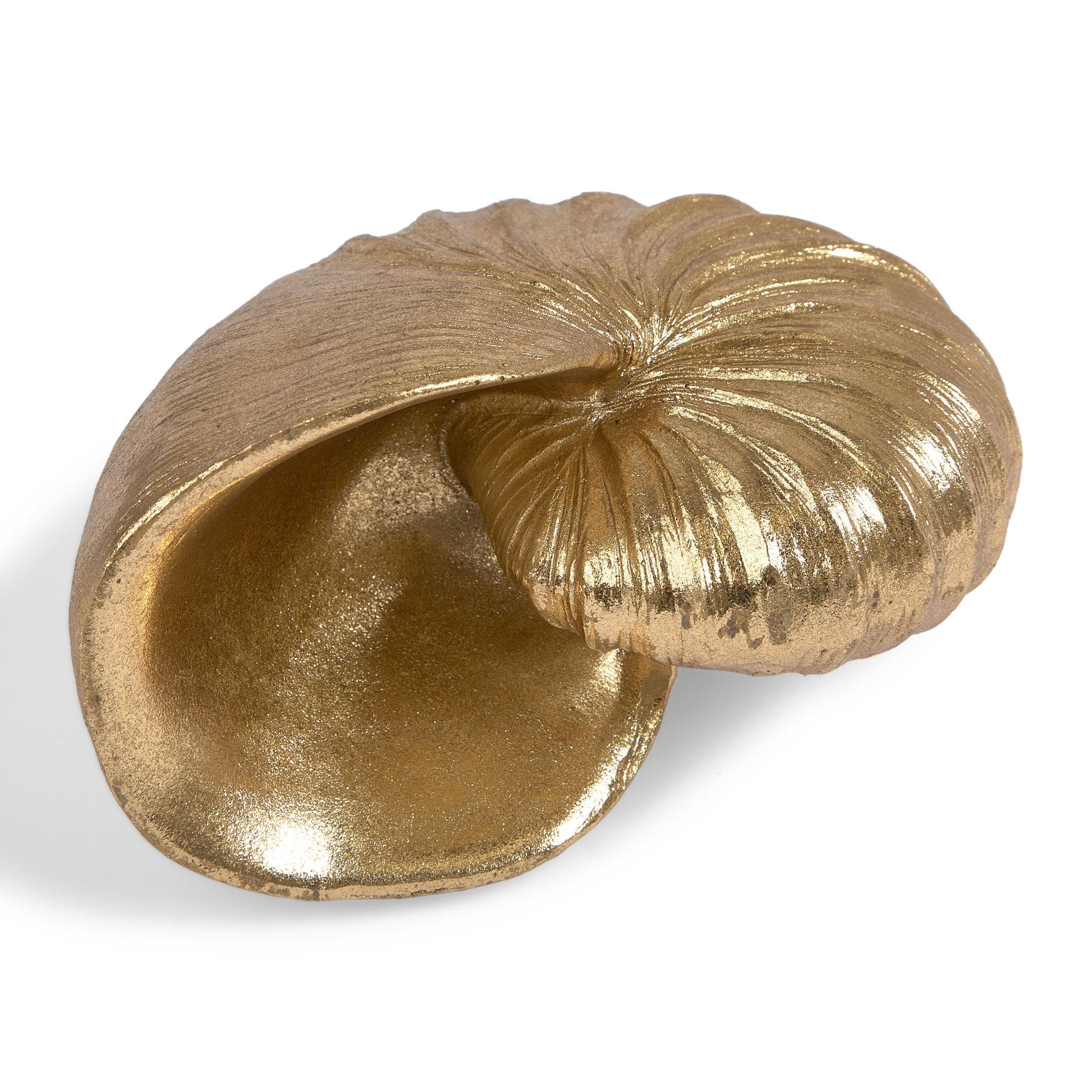 Gold Conch Shell, view 2