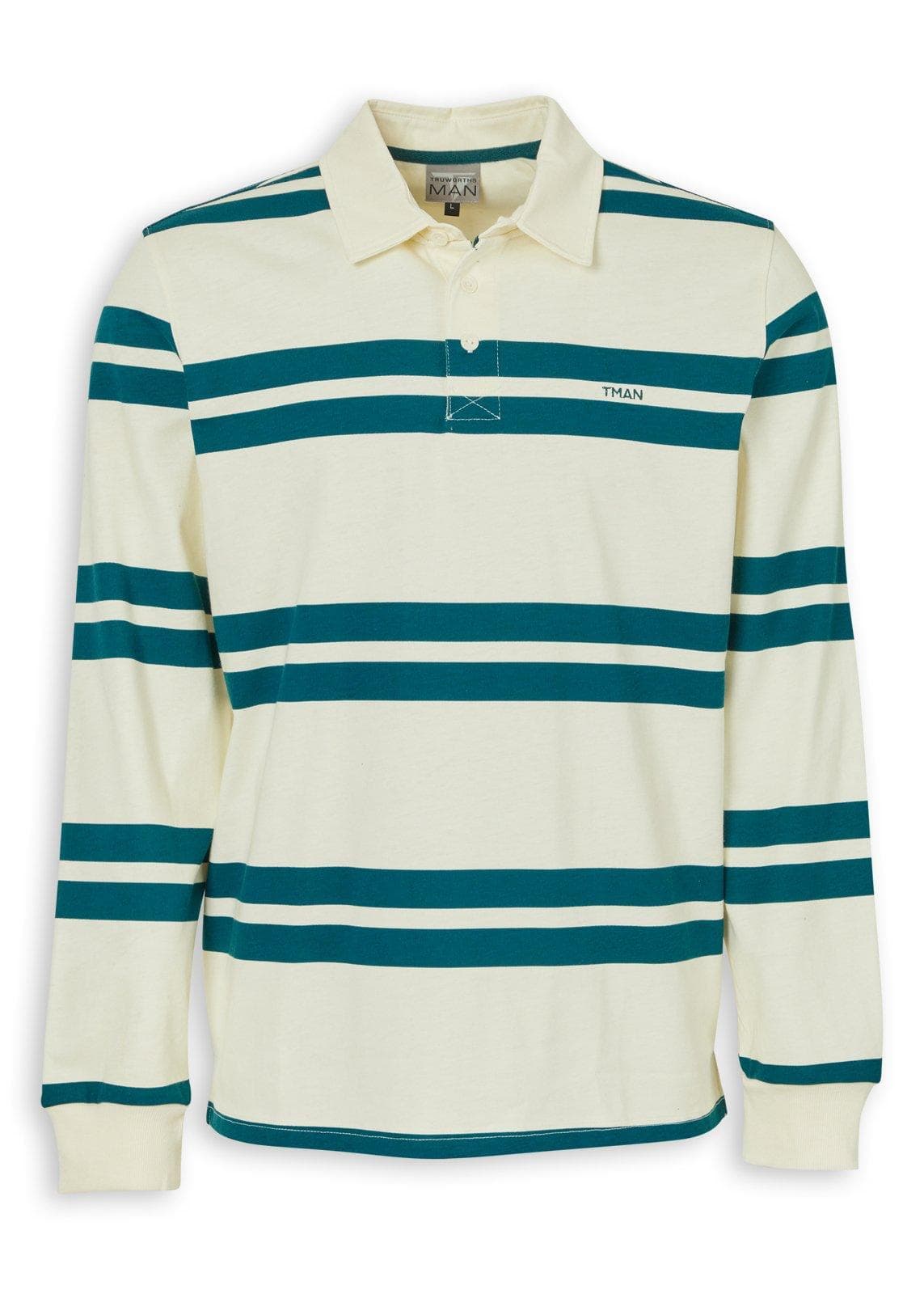 Beige Stripe Rugby Jersey