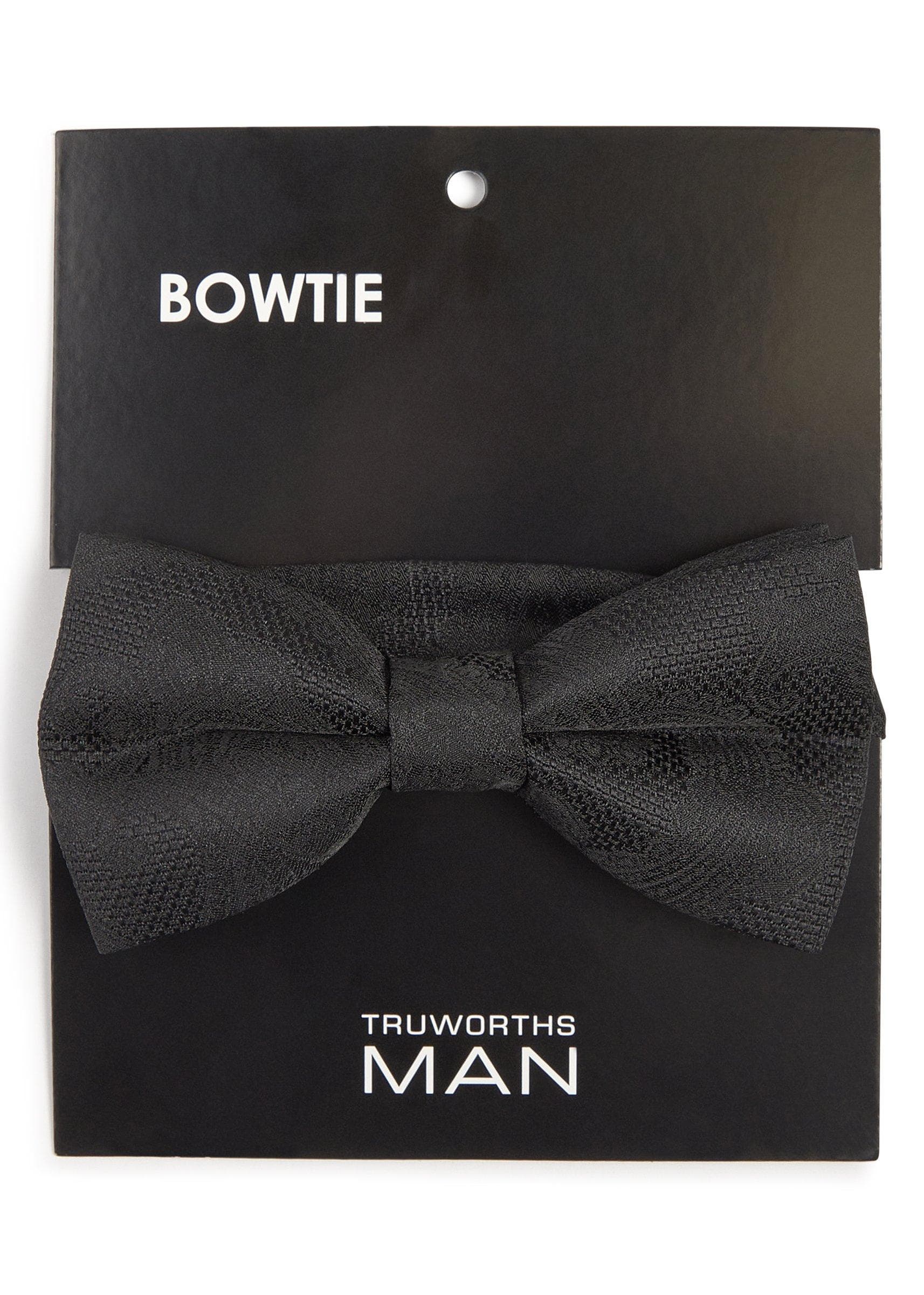 Black Jacquard Bowtie