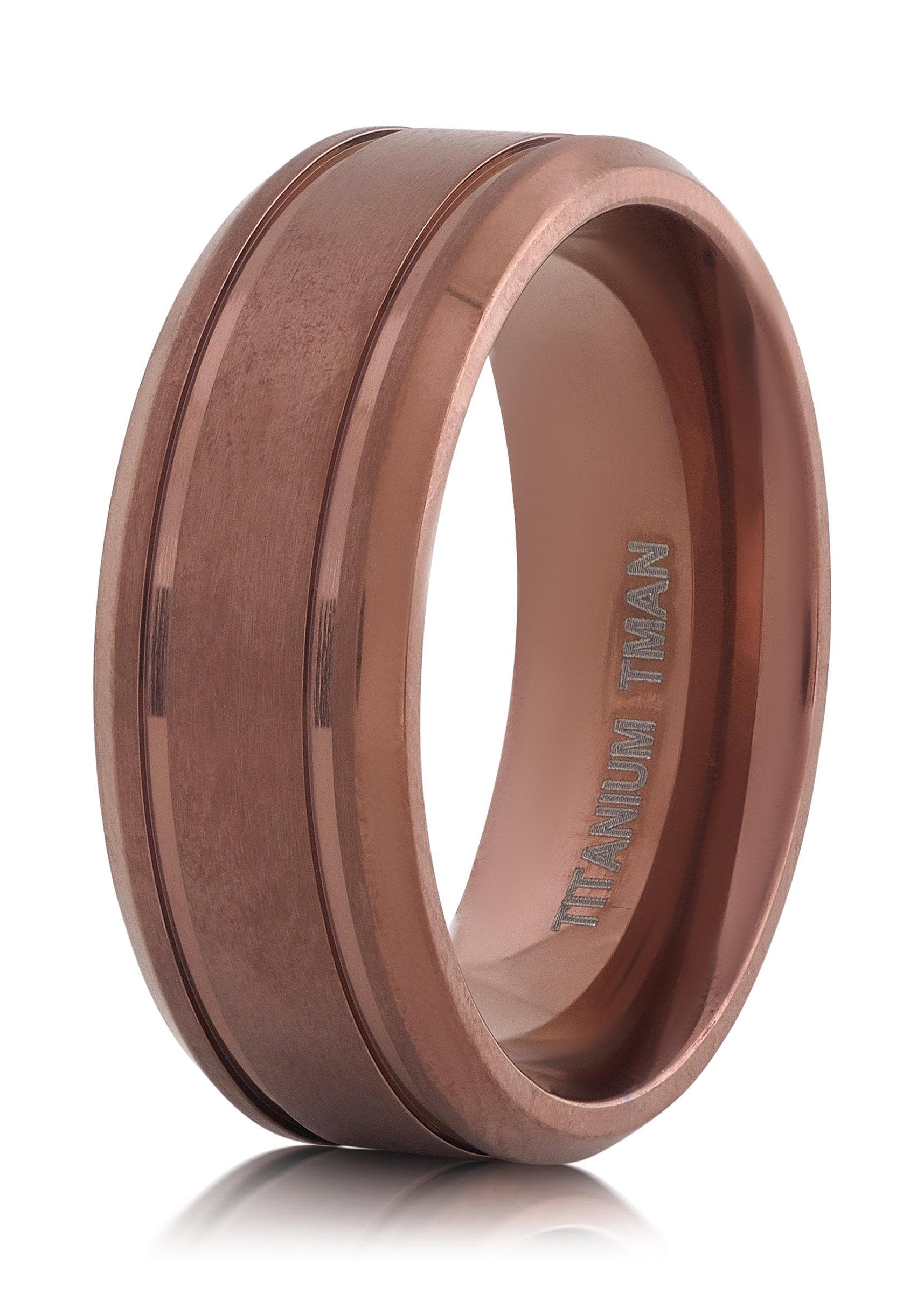 Bronze Titanium Ring