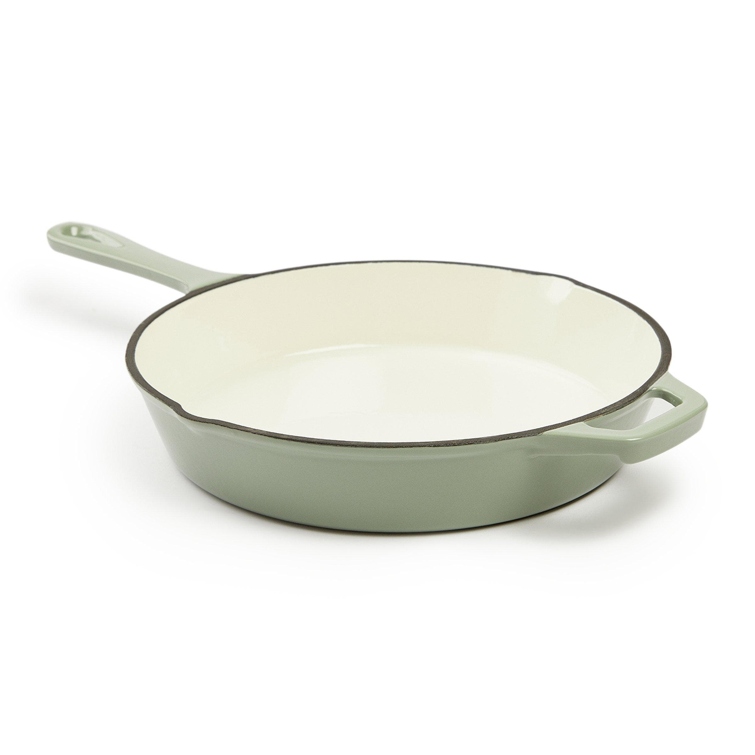 Sage Green Cast Iron Fry Pan 25cm