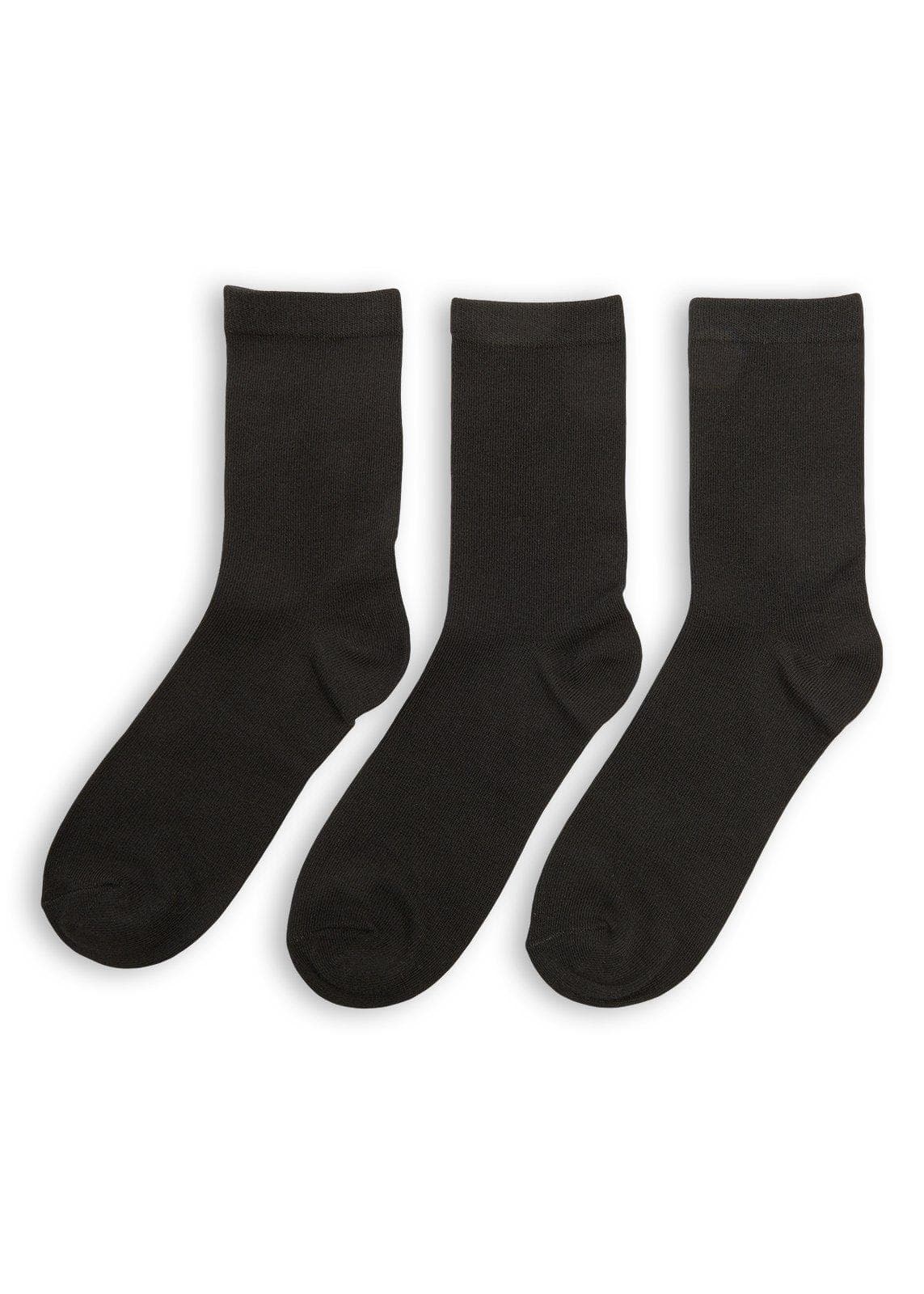 3-Pack Black Trouser Socks
