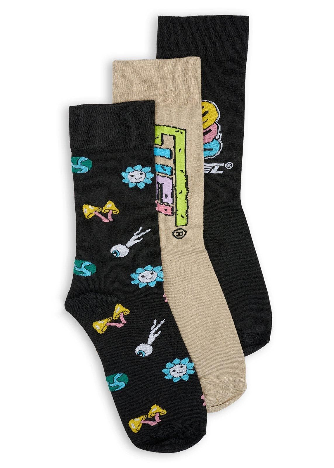 3-Pack Novelty Ankle Socks, view 2