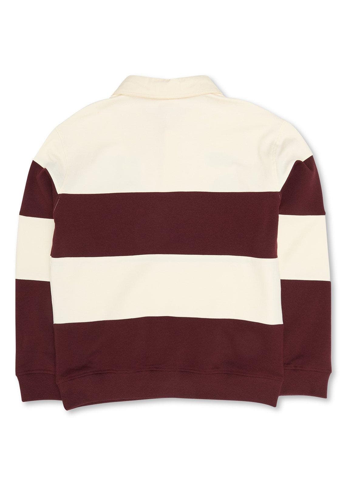 Burgundy Stripe Rugby Shirt, view 2