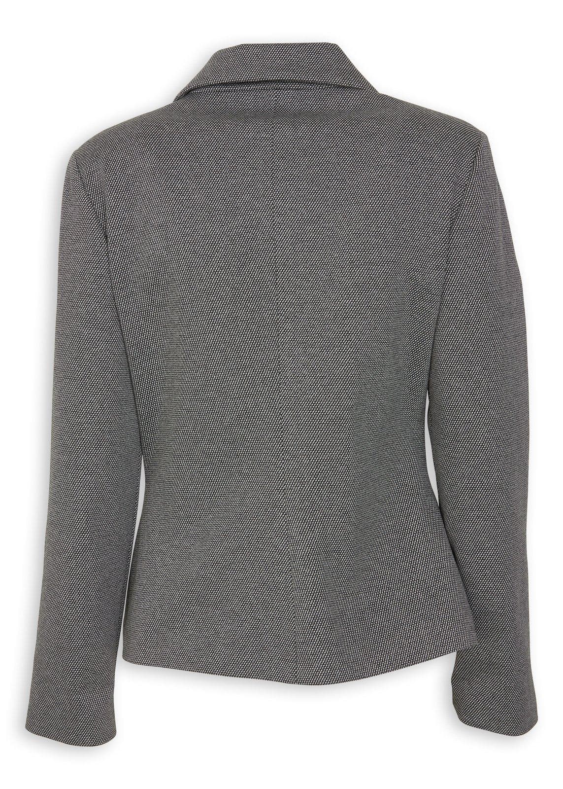 Grey Fitted Blazer, view 2