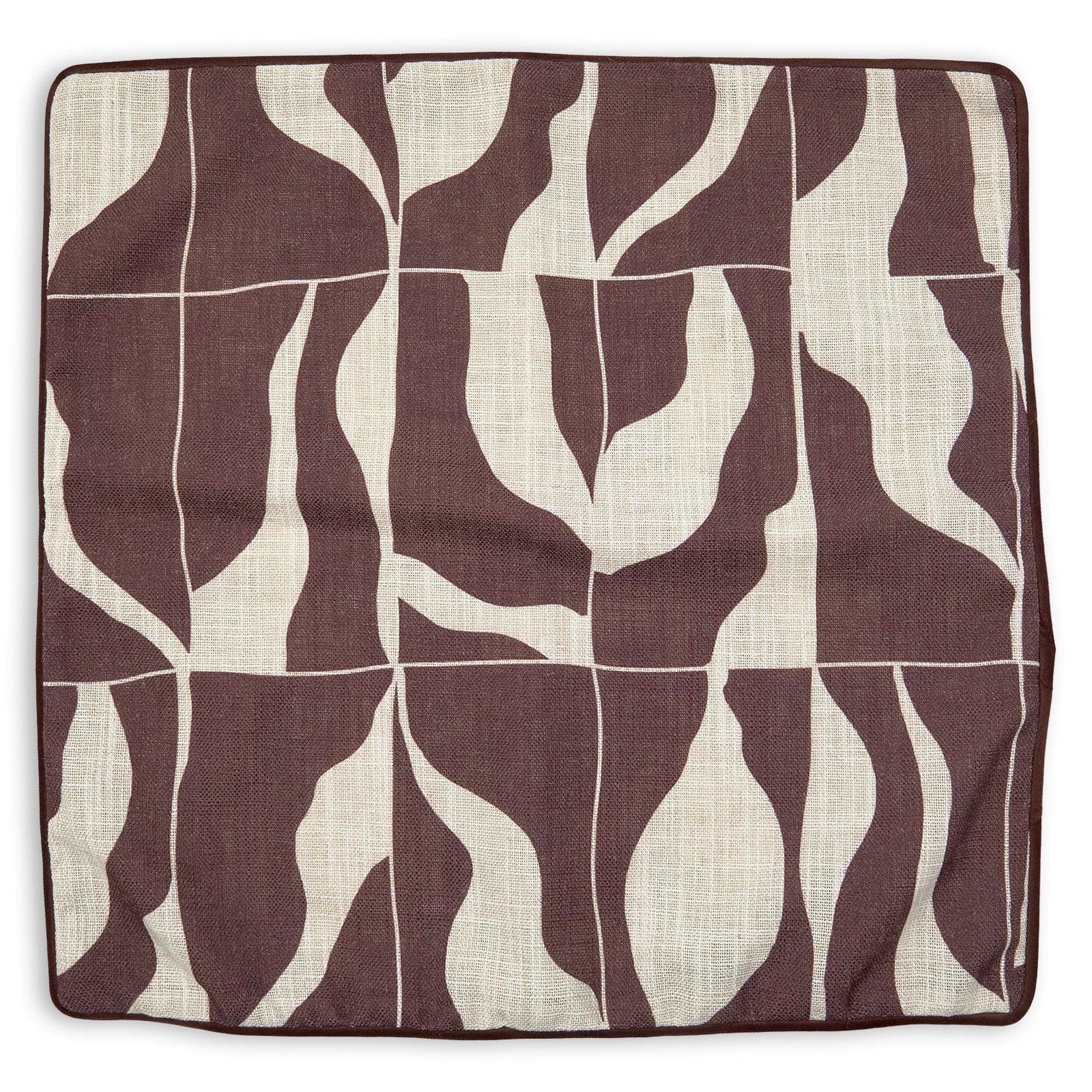 Burgundy Vine Scatter Cushion Cover 55x55cm