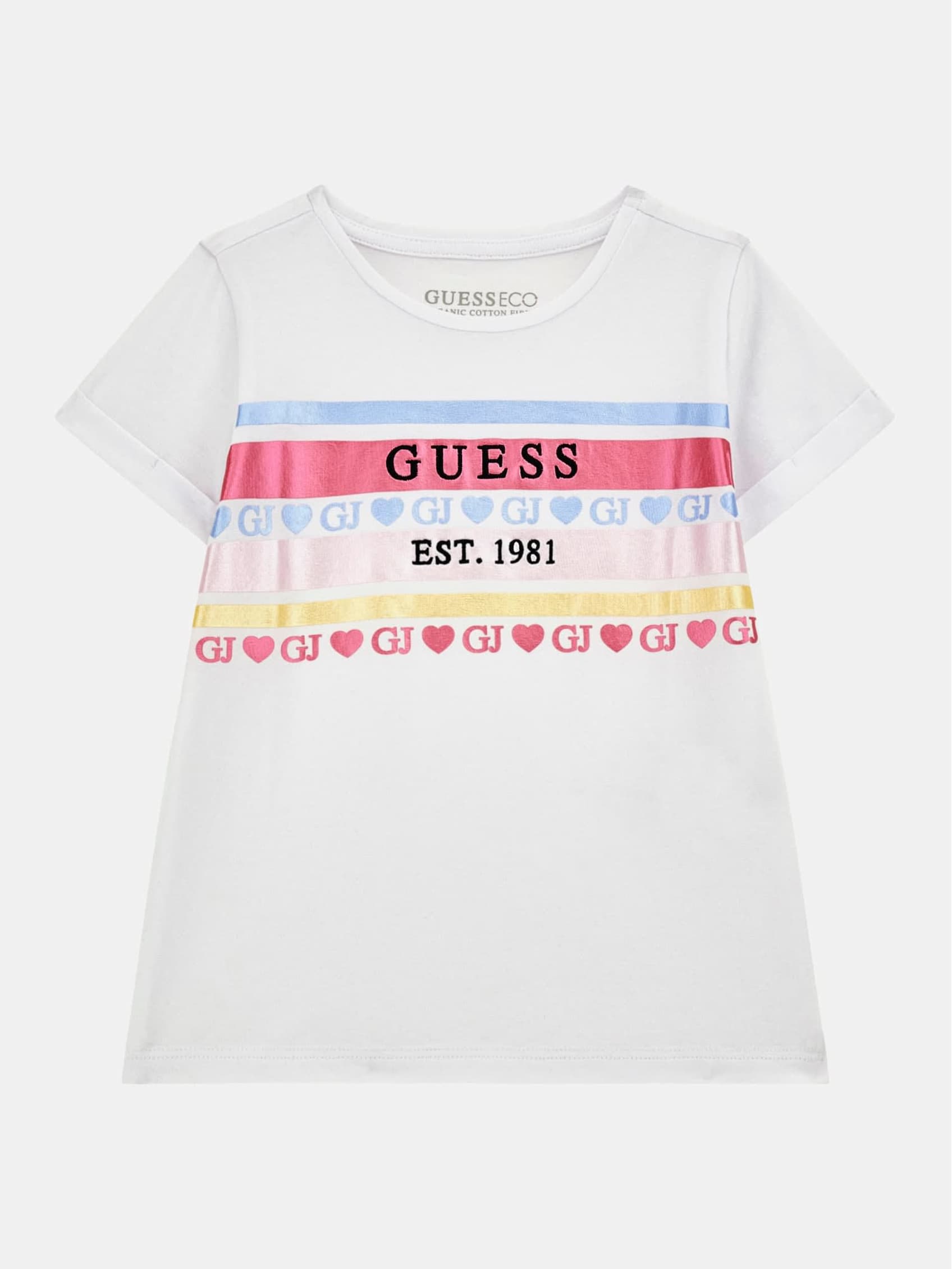 White short sleeve t-shirt, view 2