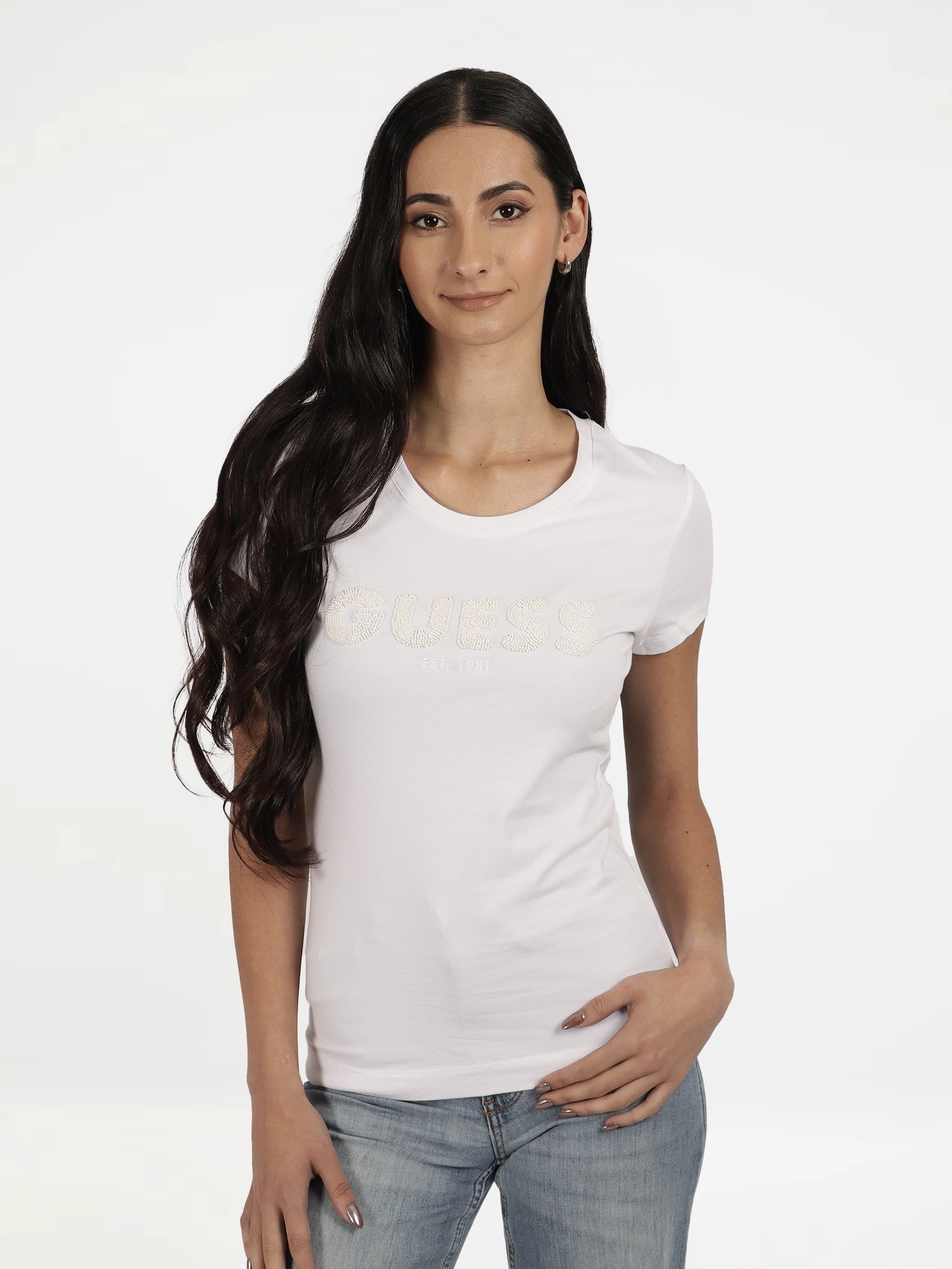 ECO Crewneck Logo Tee, view 2