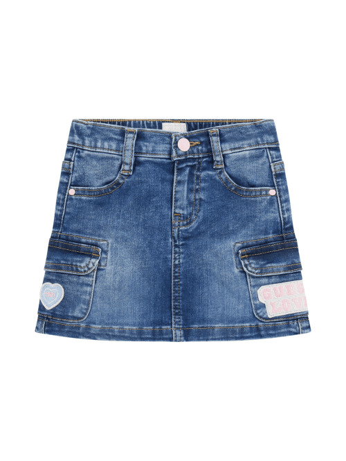 Stretch Denim Skirt (2-6)