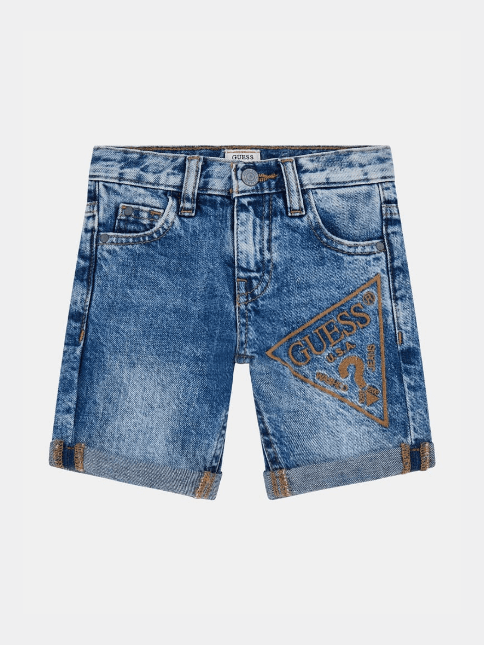 Denim Linen Shorts (2-6), view 2