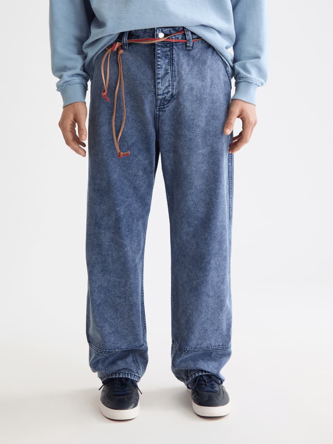 The Pitch Loose Fit Workwear Canvas Jeans, view 2