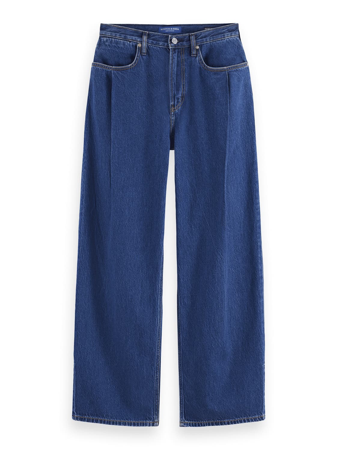 Seasonal Super Loose Pleat Front Jeans — Forever