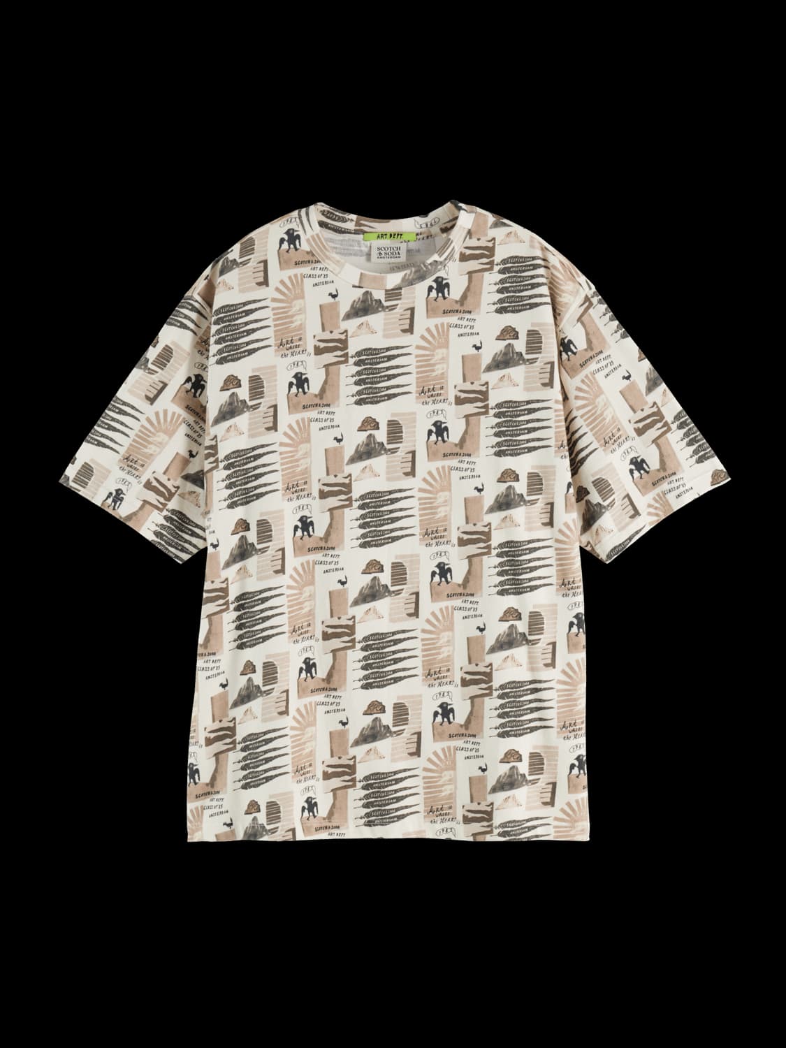 All Over Printed Loose Fit T-Shirt