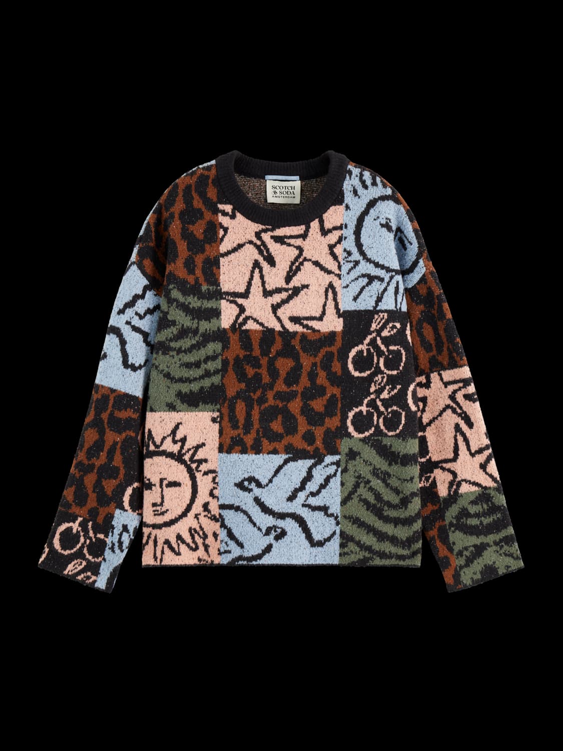 Jacquard Oversized Pullover