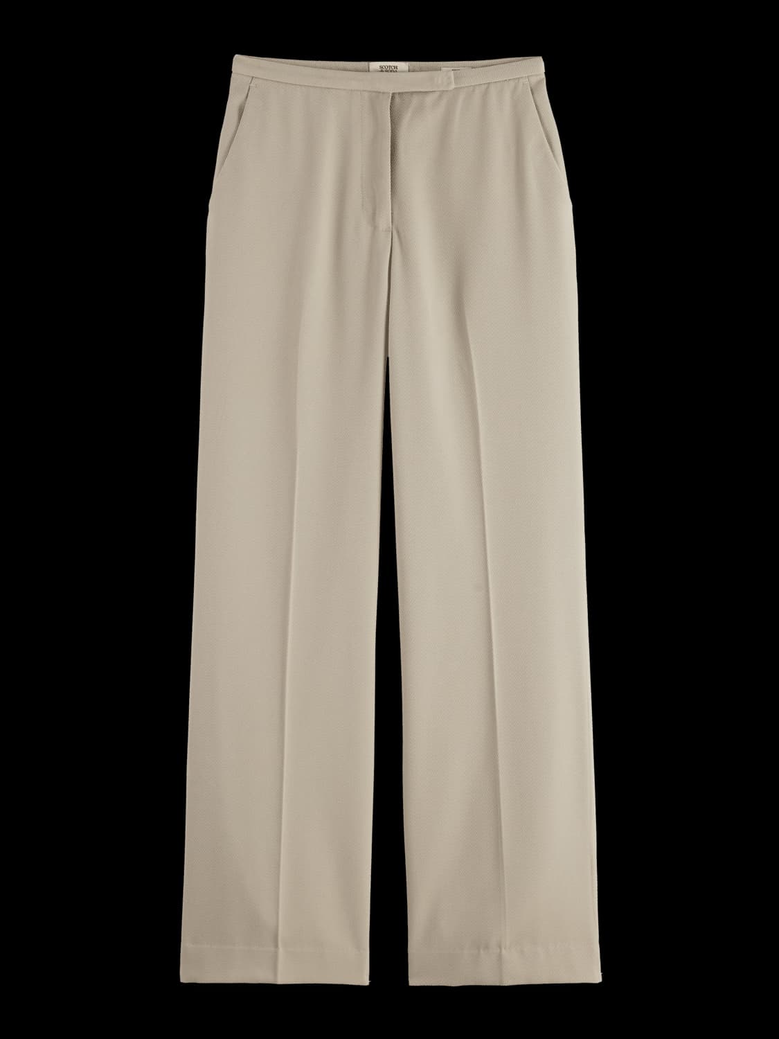 Edie – High Rise Wide Leg Gabardine Pant