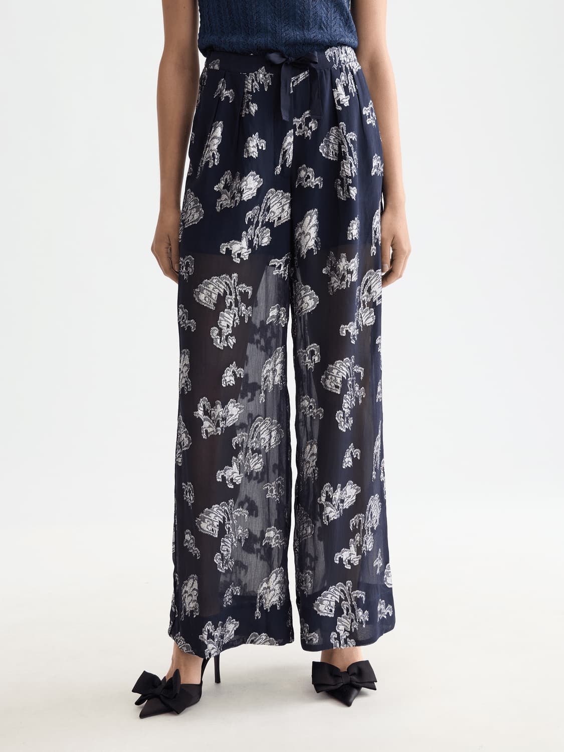 Eleni Festive Pyjama Pant, view 2