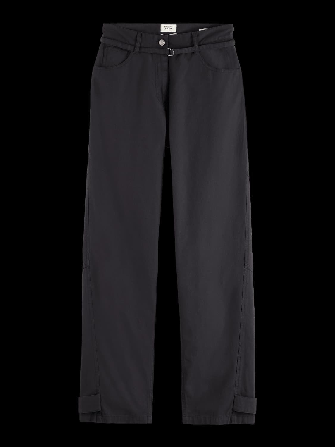 Lotus Barrel Leg Seam Detail Pant