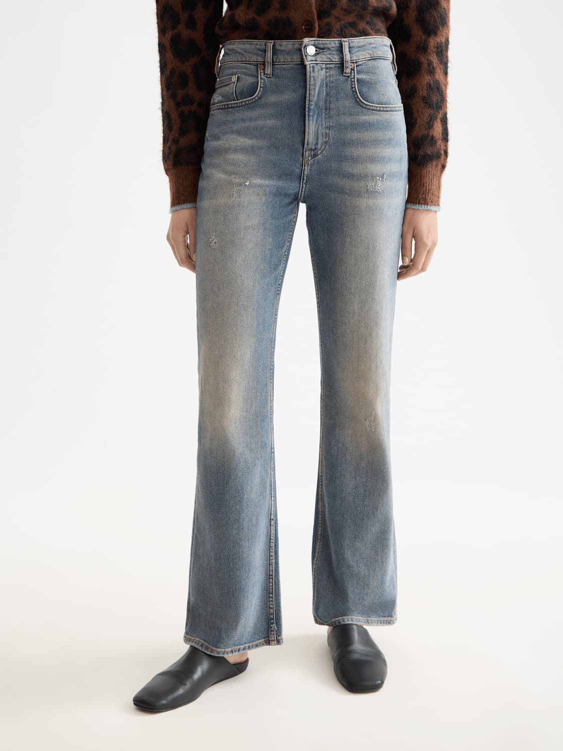 The Glow Bootcut Jeans — Dirty Bertie, view 2