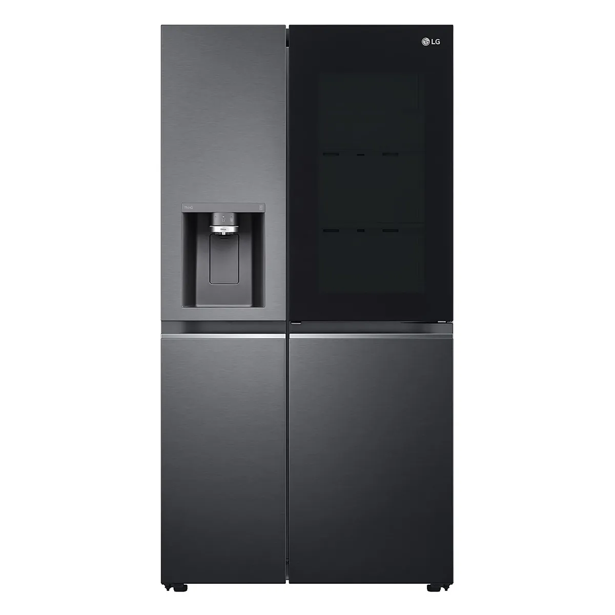 611Lt Matte Black (Graphite) InstaView™ ThinQ™ Side by Side Refrigerator GC-X257CQFS Availability