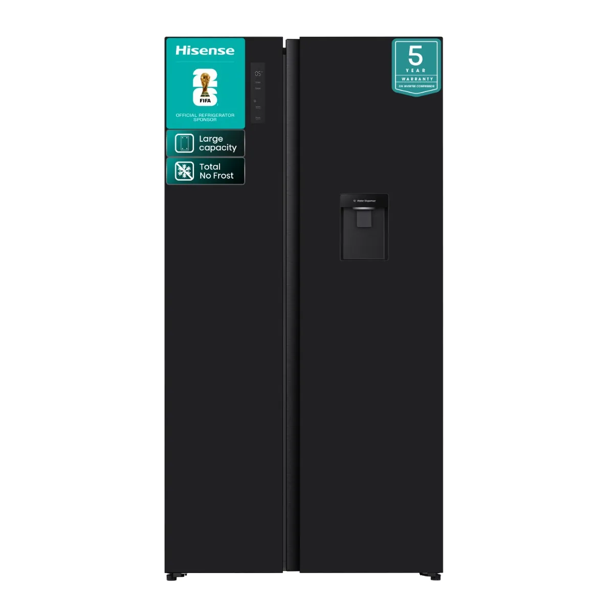 541L Side By Side Refrigerator H680SMIB-WD Availability